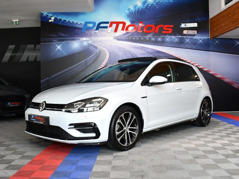 Volkswagen Golf 7 R-Line Carat 1.4 TSI 150 DSG GPS Cuir TO Keyless Dynaudio Front ACC Volant Chauffant JA 17