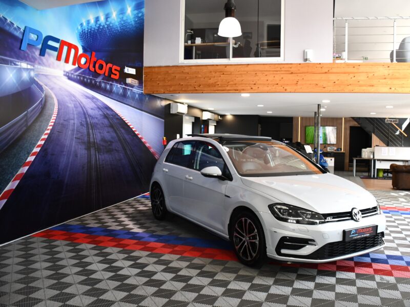 Volkswagen Golf 7 R-Line Carat 1.4 TSI 150 DSG GPS Cuir TO Keyless Dynaudio Front ACC Volant Chauffant JA 17