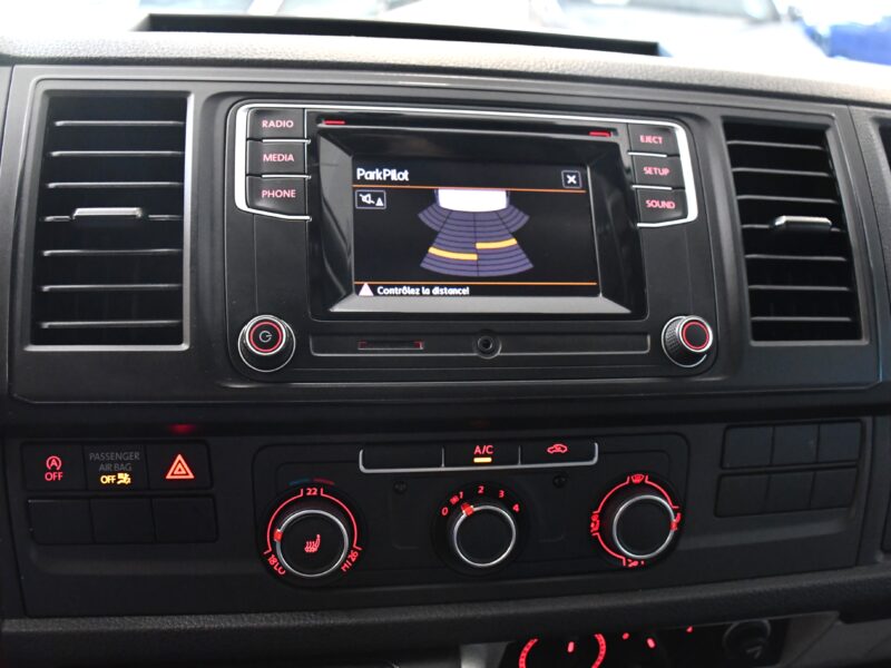 Volkswagen Transporter T6 2.0 TDI 150 DSG 3 portes Bluetooth Attelage Vebasto Front Régulateur JA 16