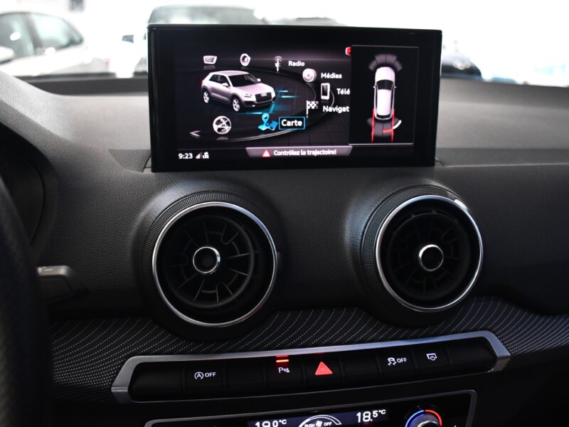 Audi Q2 S-Line 35 TFSI 150 S-Tronic GPS Virtual Pré Sense ACC TO Attelage Car Play Lane JA 19 Audi Sport