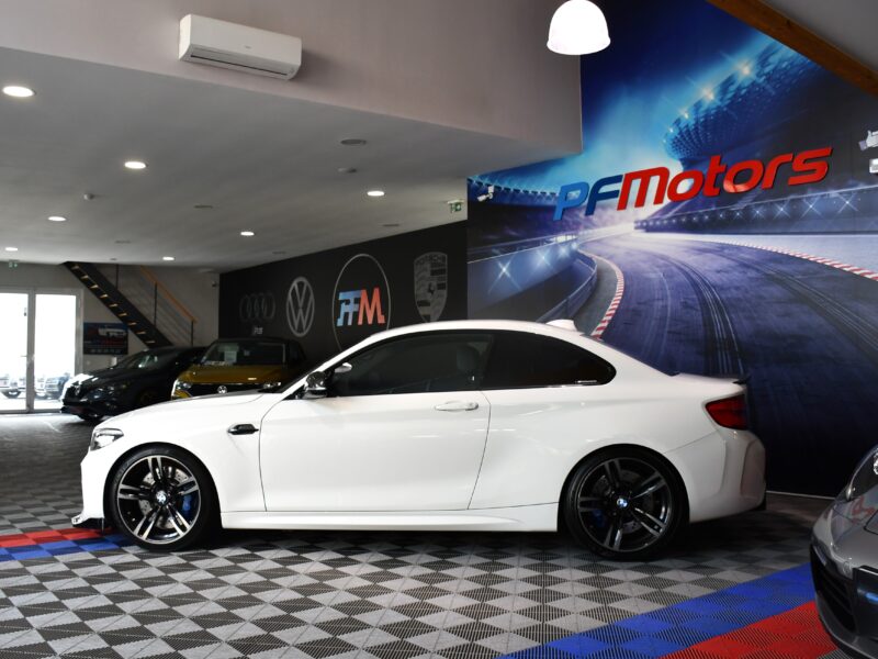 BMW M2 Coupé I 370 M DKG GPS Échappement M-Performance Harman Kardon LED Cuir Régulateur JA 19