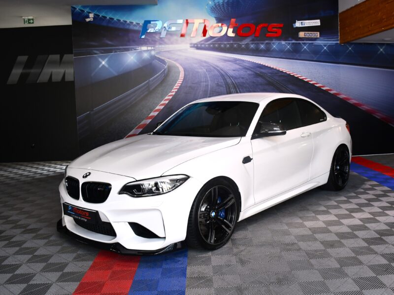 BMW M2 Coupé I 370 M DKG GPS Échappement M-Performance Harman Kardon LED Cuir Régulateur JA 19
