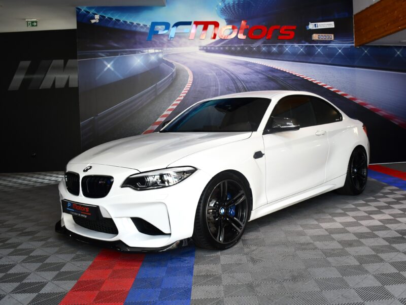BMW M2 Coupé I 370 M DKG GPS Échappement M-Performance Harman Kardon LED Cuir Régulateur JA 19