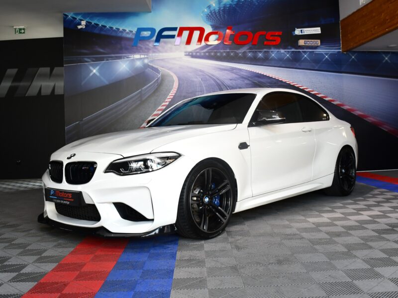 BMW M2 Coupé I 370 M DKG GPS Échappement M-Performance Harman Kardon LED Cuir Régulateur JA 19