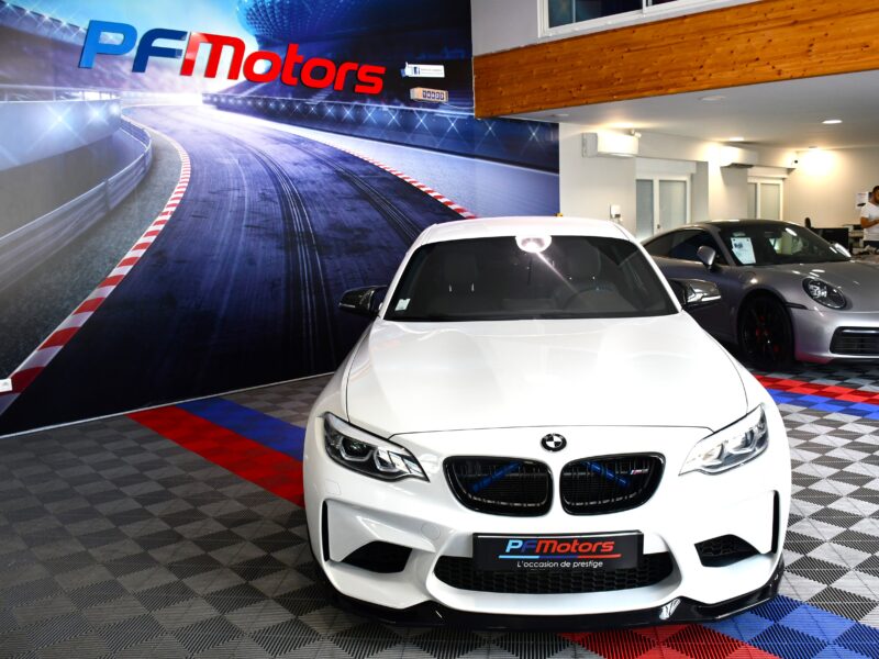 BMW M2 Coupé I 370 M DKG GPS Échappement M-Performance Harman Kardon LED Cuir Régulateur JA 19