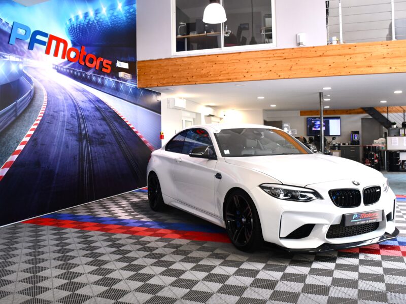 BMW M2 Coupé I 370 M DKG GPS Échappement M-Performance Harman Kardon LED Cuir Régulateur JA 19