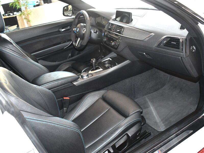 BMW M2 Coupé I 370 M DKG GPS Échappement M-Performance Harman Kardon LED Cuir Régulateur JA 19