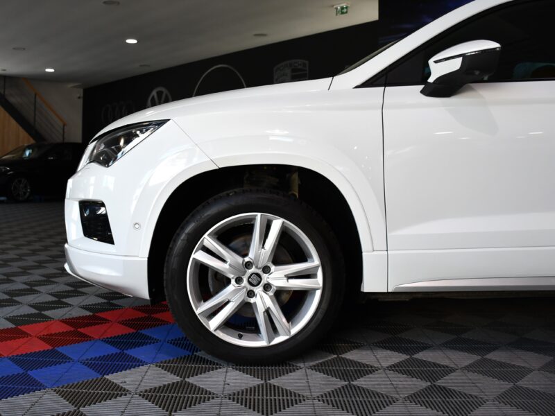 Séat Ateca FR 2.0 TDI 150 DSG 4Drive GPS Virtual ACC Cuir Hayon Attelage Parc Assist Caméra JA 18