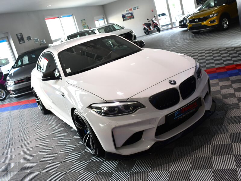 BMW M2 Coupé I 370 M DKG GPS Échappement M-Performance Harman Kardon LED Cuir Régulateur JA 19