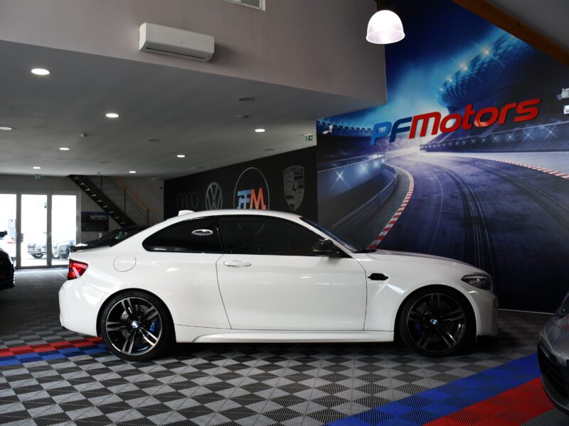 BMW M2 Coupé I 370 M DKG GPS Échappement M-Performance Harman Kardon LED Cuir Régulateur JA 19