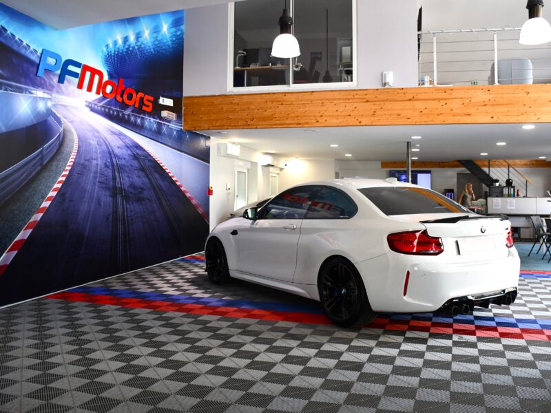 BMW M2 Coupé I 370 M DKG GPS Échappement M-Performance Harman Kardon LED Cuir Régulateur JA 19