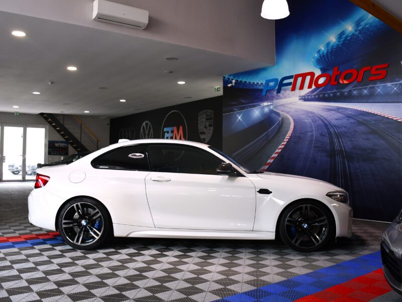 BMW M2 Coupé I 370 M DKG GPS Échappement M-Performance Harman Kardon LED Cuir Régulateur JA 19