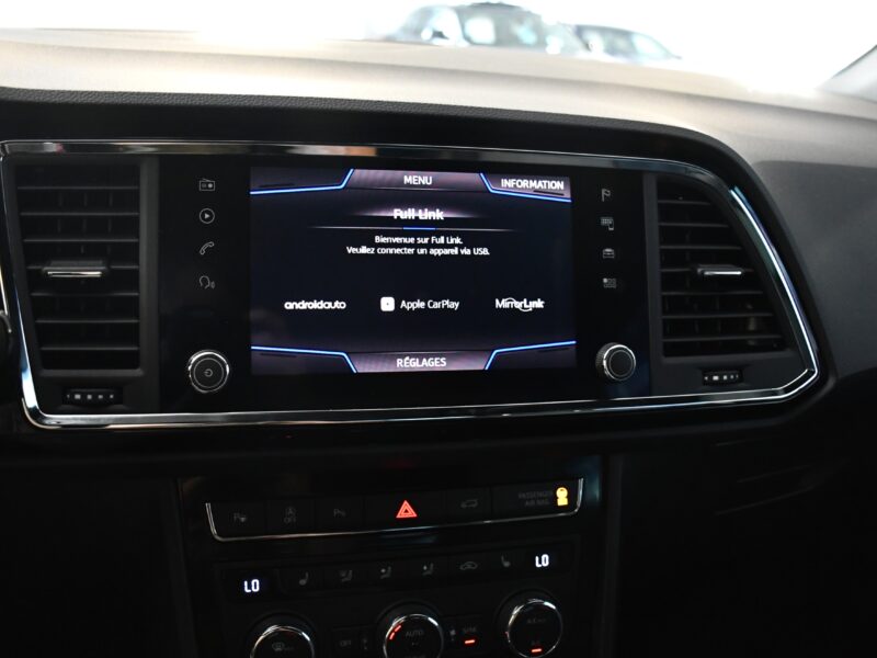 Séat Ateca FR 2.0 TDI 150 DSG 4Drive GPS Virtual ACC Cuir Hayon Attelage Parc Assist Caméra JA 18