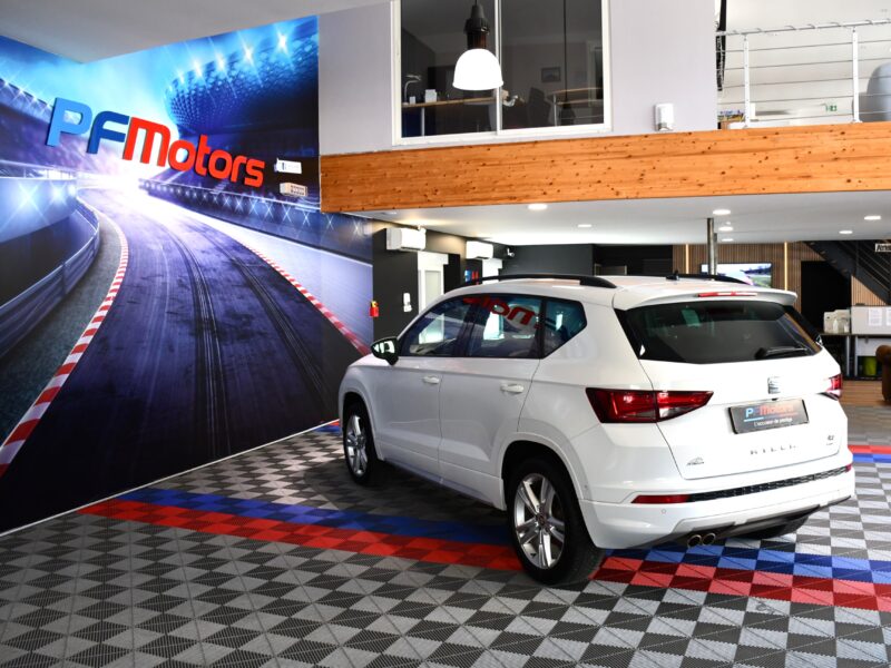 Séat Ateca FR 2.0 TDI 150 DSG 4Drive GPS Virtual ACC Cuir Hayon Attelage Parc Assist Caméra JA 18