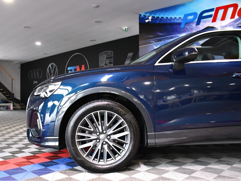 Audi Q3 Sportback Design Luxe 35 TDI 150 Quattro S-Tronic GPS ACC Attelage Cuir Hayon Pré Sense Virtual TO Lane JA 19