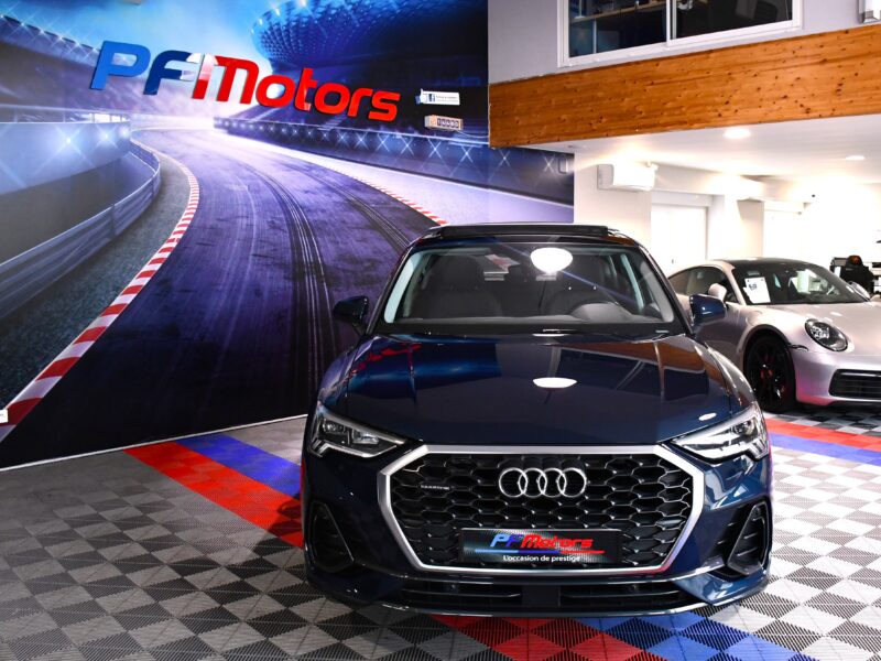 Audi Q3 Sportback Design Luxe 35 TDI 150 Quattro S-Tronic GPS ACC Attelage Cuir Hayon Pré Sense Virtual TO Lane JA 19