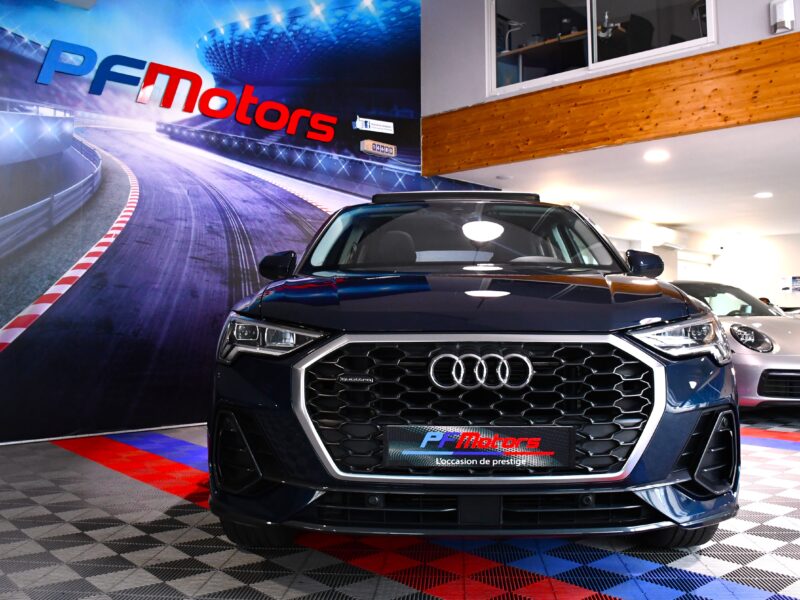 Audi Q3 Sportback Design Luxe 35 TDI 150 Quattro S-Tronic GPS ACC Attelage Cuir Hayon Pré Sense Virtual TO Lane JA 19