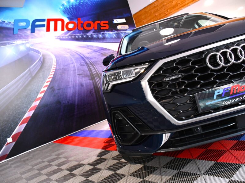 Audi Q3 Sportback Design Luxe 35 TDI 150 Quattro S-Tronic GPS ACC Attelage Cuir Hayon Pré Sense Virtual TO Lane JA 19