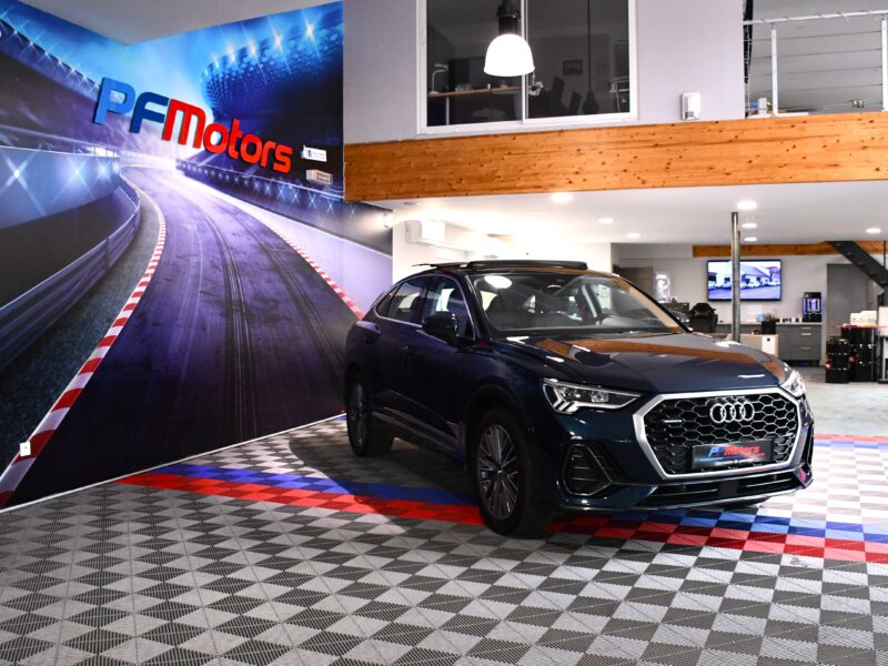 Audi Q3 Sportback Design Luxe 35 TDI 150 Quattro S-Tronic GPS ACC Attelage Cuir Hayon Pré Sense Virtual TO Lane JA 19