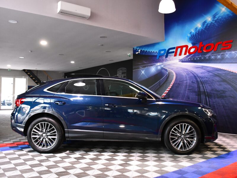 Audi Q3 Sportback Design Luxe 35 TDI 150 Quattro S-Tronic GPS ACC Attelage Cuir Hayon Pré Sense Virtual TO Lane JA 19
