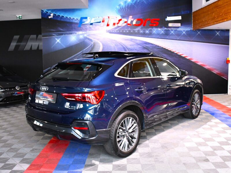 Audi Q3 Sportback Design Luxe 35 TDI 150 Quattro S-Tronic GPS ACC Attelage Cuir Hayon Pré Sense Virtual TO Lane JA 19