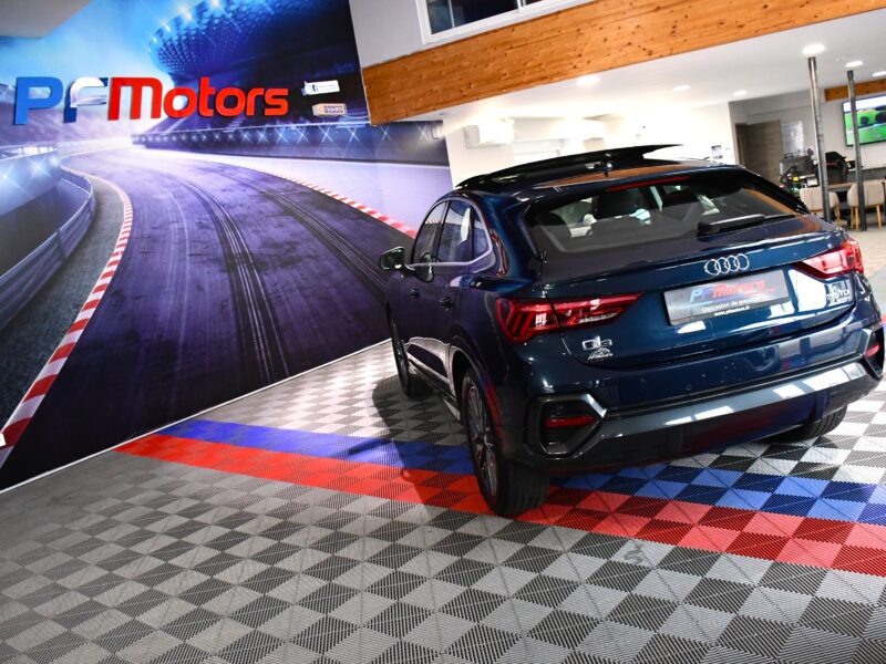 Audi Q3 Sportback Design Luxe 35 TDI 150 Quattro S-Tronic GPS ACC Attelage Cuir Hayon Pré Sense Virtual TO Lane JA 19