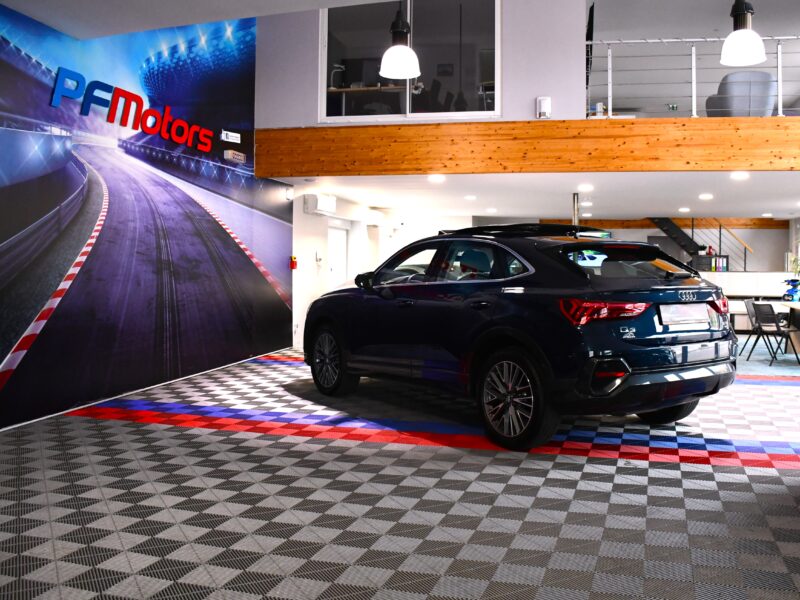 Audi Q3 Sportback Design Luxe 35 TDI 150 Quattro S-Tronic GPS ACC Attelage Cuir Hayon Pré Sense Virtual TO Lane JA 19
