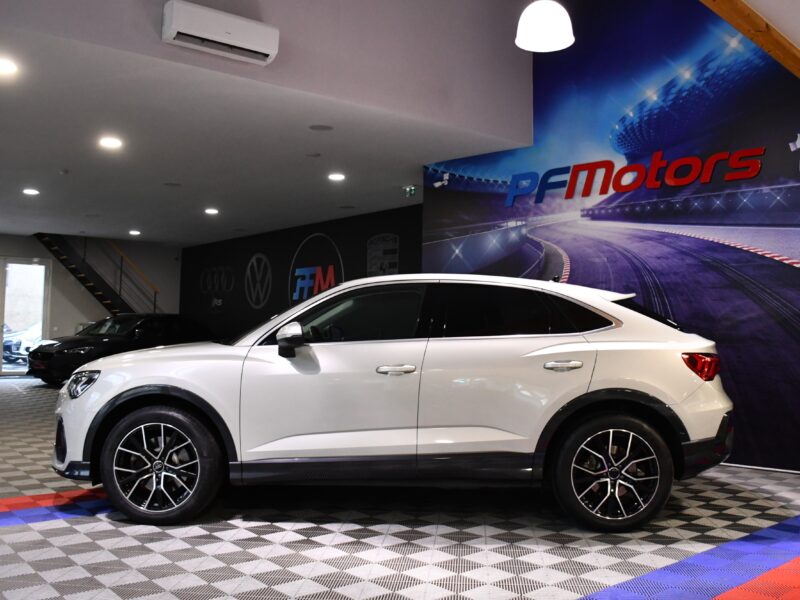 Audi Q3 Sportback S-Line Design Luxe 40 TDI 200 Quattro S-Tronic GPS Virtual Hayon Attelage Pré Sense Caméra JA 19