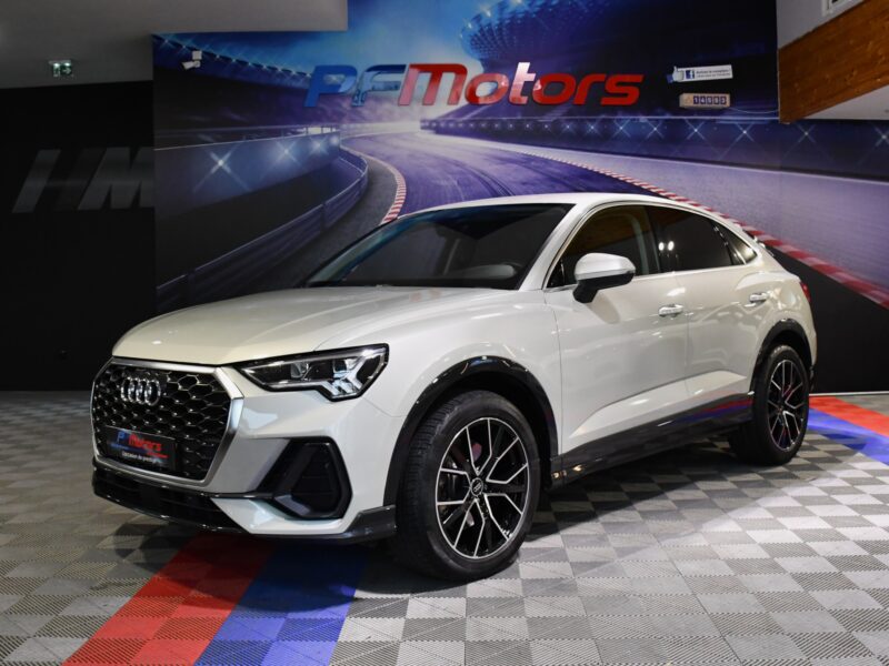 Audi Q3 Sportback S-Line Design Luxe 40 TDI 200 Quattro S-Tronic GPS Virtual Hayon Attelage Pré Sense Caméra JA 19
