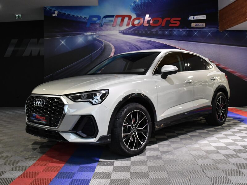 Audi Q3 Sportback S-Line Design Luxe 40 TDI 200 Quattro S-Tronic GPS Virtual Hayon Attelage Pré Sense Caméra JA 19