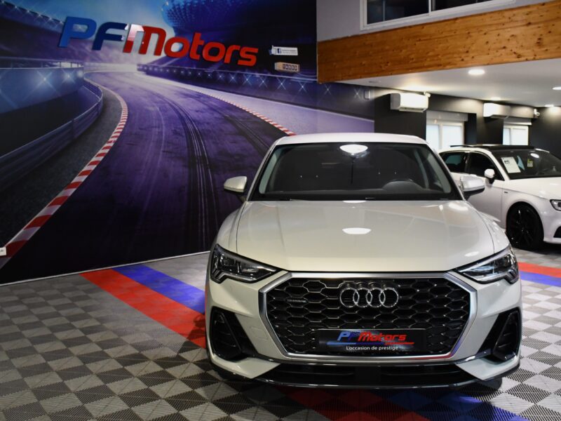 Audi Q3 Sportback S-Line Design Luxe 40 TDI 200 Quattro S-Tronic GPS Virtual Hayon Attelage Pré Sense Caméra JA 19