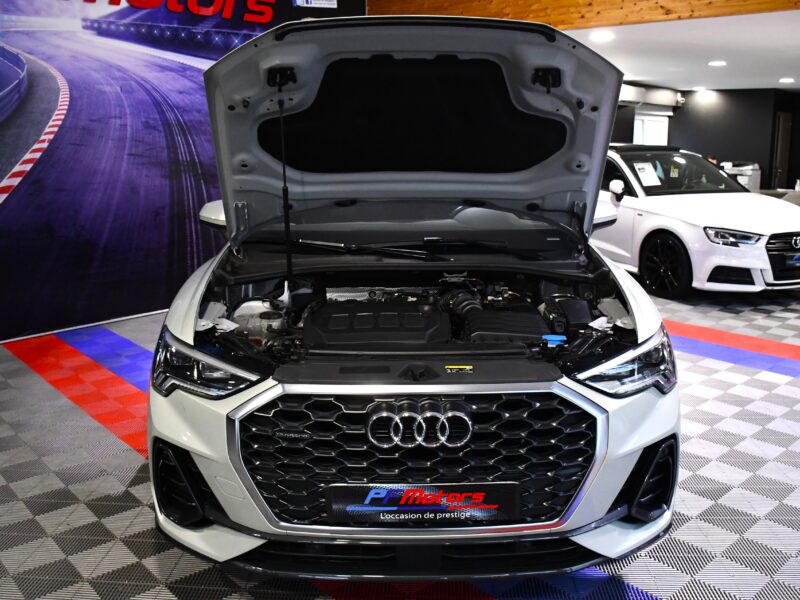 Audi Q3 Sportback S-Line Design Luxe 40 TDI 200 Quattro S-Tronic GPS Virtual Hayon Attelage Pré Sense Caméra JA 19