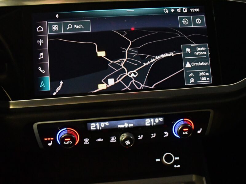 Audi Q3 Sportback S-Line Design Luxe 40 TDI 200 Quattro S-Tronic GPS Virtual Hayon Attelage Pré Sense Caméra JA 19