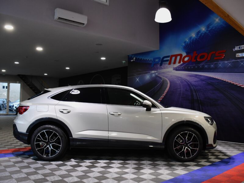 Audi Q3 Sportback S-Line Design Luxe 40 TDI 200 Quattro S-Tronic GPS Virtual Hayon Attelage Pré Sense Caméra JA 19