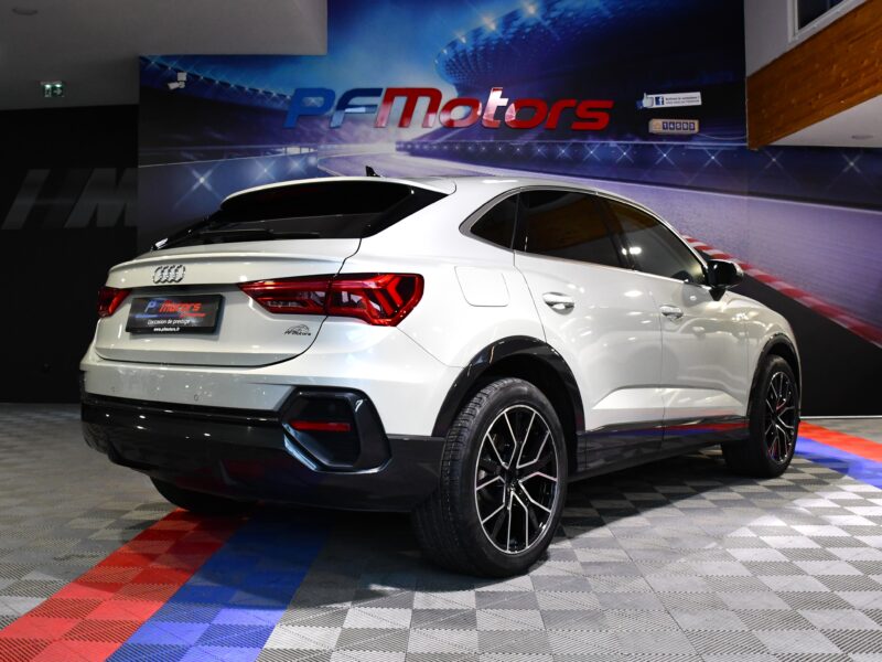 Audi Q3 Sportback S-Line Design Luxe 40 TDI 200 Quattro S-Tronic GPS Virtual Hayon Attelage Pré Sense Caméra JA 19