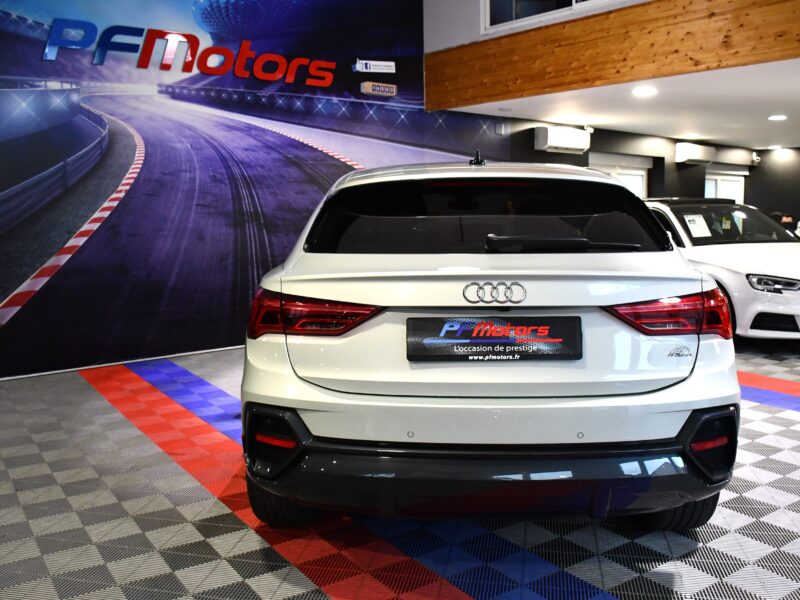 Audi Q3 Sportback S-Line Design Luxe 40 TDI 200 Quattro S-Tronic GPS Virtual Hayon Attelage Pré Sense Caméra JA 19