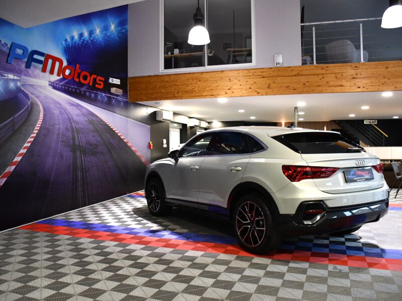 Audi Q3 Sportback S-Line Design Luxe 40 TDI 200 Quattro S-Tronic GPS Virtual Hayon Attelage Pré Sense Caméra JA 19