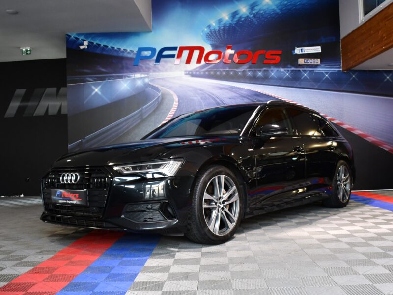 Audi A6 S-Line 50 TDI 3.0 V6 286 Quattro GPS Virtual Bang Olufsen Pré Sense Hayon Attelage Clim 4Zones Éclairage Ambiance ACC JA 19