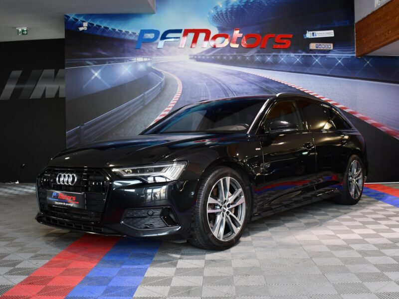 Audi A6 S-Line 50 TDI 3.0 V6 286 Quattro GPS Virtual Bang Olufsen Pré Sense Hayon Attelage Clim 4Zones Éclairage Ambiance ACC JA 19