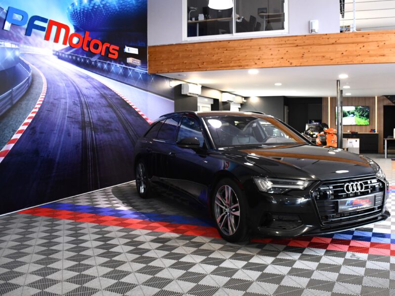 Audi A6 S-Line 50 TDI 3.0 V6 286 Quattro GPS Virtual Bang Olufsen Pré Sense Hayon Attelage Clim 4Zones Éclairage Ambiance ACC JA 19