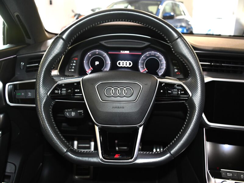Audi A6 S-Line 50 TDI 3.0 V6 286 Quattro GPS Virtual Bang Olufsen Pré Sense Hayon Attelage Clim 4Zones Éclairage Ambiance ACC JA 19