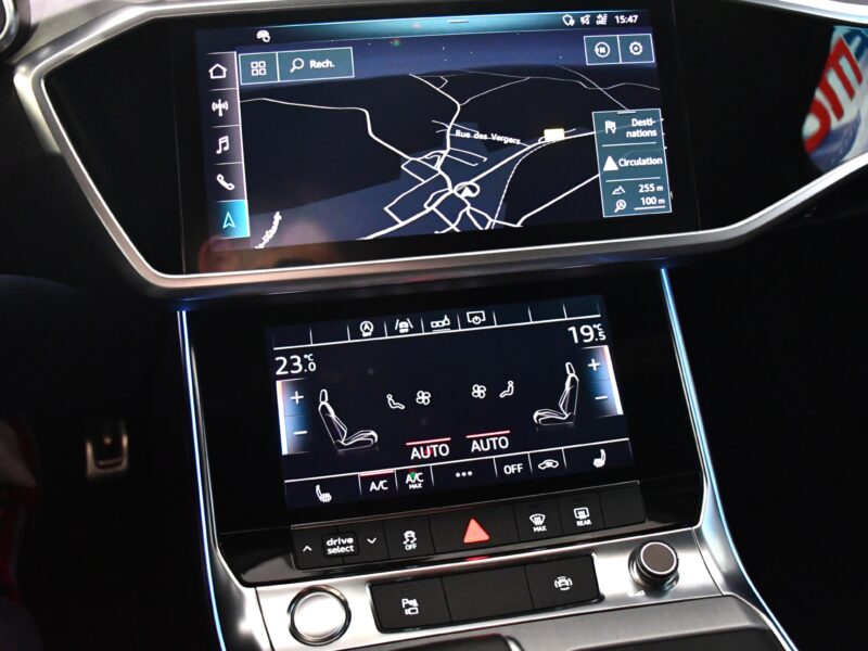 Audi A6 S-Line 50 TDI 3.0 V6 286 Quattro GPS Virtual Bang Olufsen Pré Sense Hayon Attelage Clim 4Zones Éclairage Ambiance ACC JA 19
