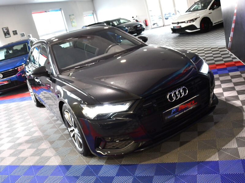 Audi A6 S-Line 50 TDI 3.0 V6 286 Quattro GPS Virtual Bang Olufsen Pré Sense Hayon Attelage Clim 4Zones Éclairage Ambiance ACC JA 19