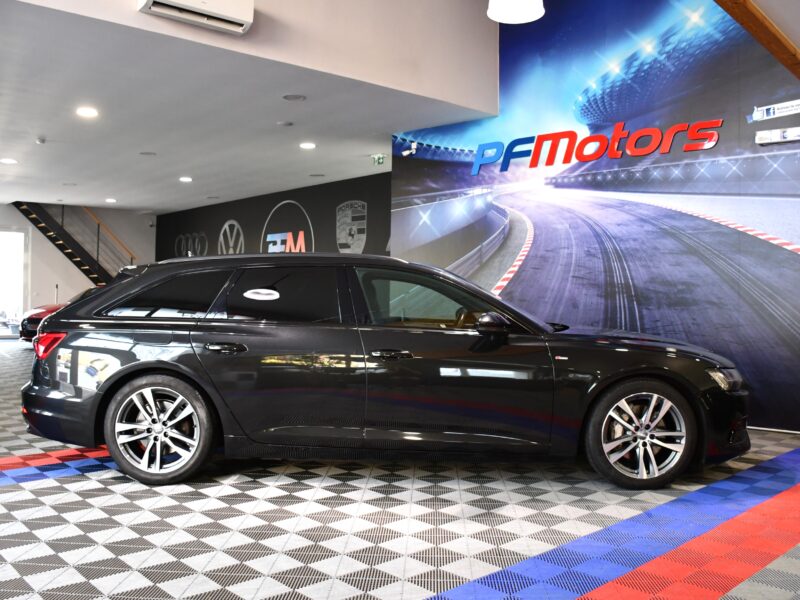 Audi A6 S-Line 50 TDI 3.0 V6 286 Quattro GPS Virtual Bang Olufsen Pré Sense Hayon Attelage Clim 4Zones Éclairage Ambiance ACC JA 19