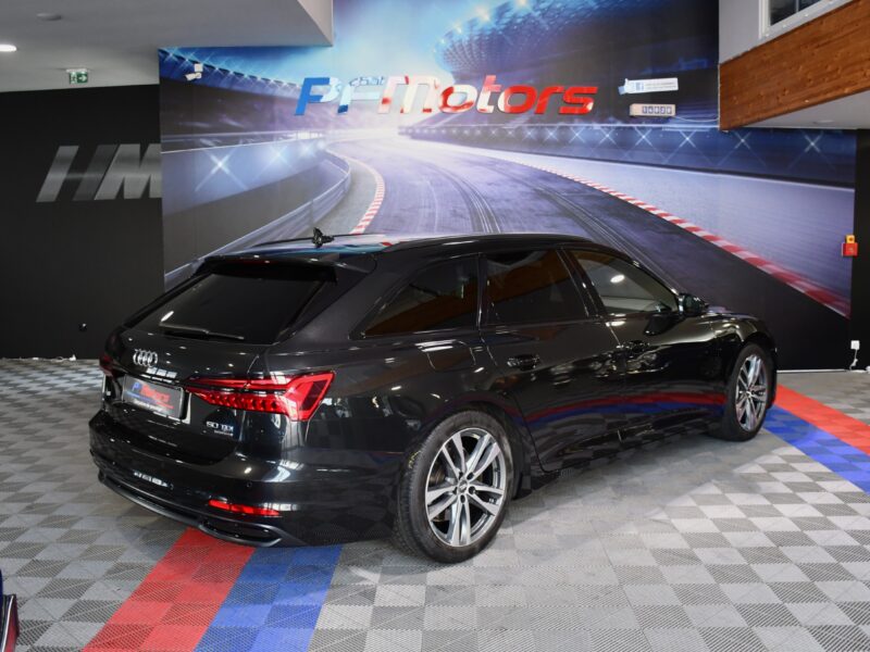 Audi A6 S-Line 50 TDI 3.0 V6 286 Quattro GPS Virtual Bang Olufsen Pré Sense Hayon Attelage Clim 4Zones Éclairage Ambiance ACC JA 19