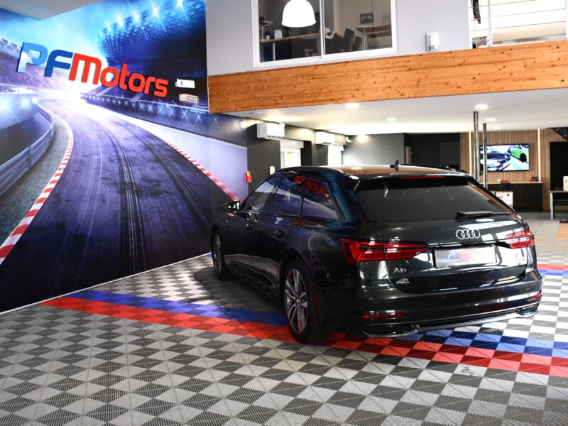 Audi A6 S-Line 50 TDI 3.0 V6 286 Quattro GPS Virtual Bang Olufsen Pré Sense Hayon Attelage Clim 4Zones Éclairage Ambiance ACC JA 19