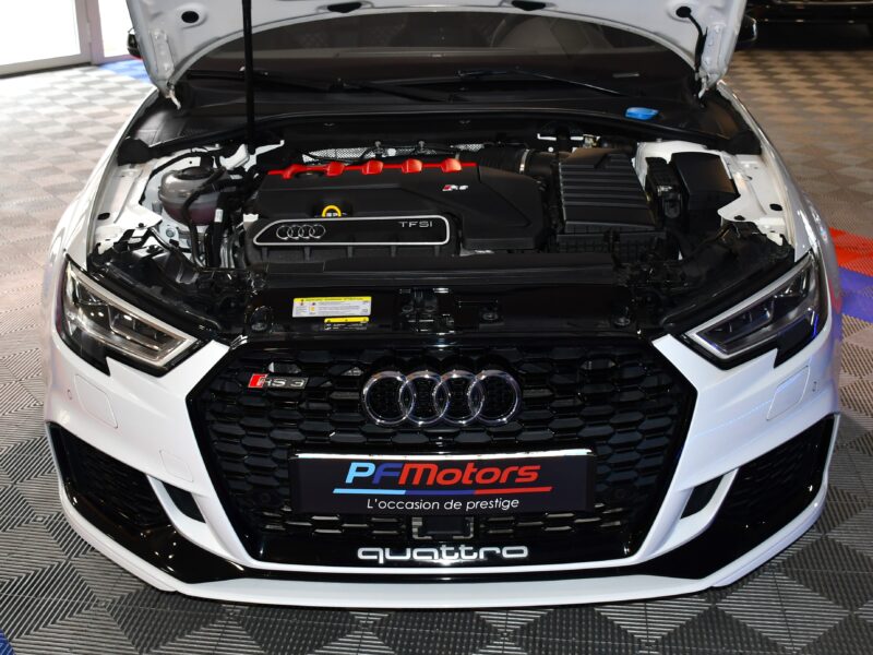 Audi RS3 Berline 2.5 TFSI 400 Quattro S-Tronic 7 GPS Virtual Keyless ACC Échappement RS Bang Olufsen JA 19