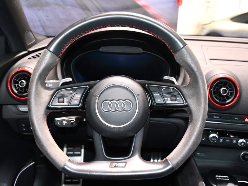 Audi RS3 Berline 2.5 TFSI 400 Quattro S-Tronic 7 GPS Virtual Keyless ACC Échappement RS Bang Olufsen JA 19