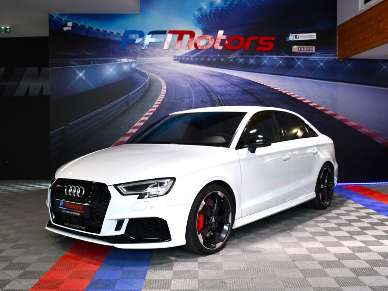 Audi RS3 Berline 2.5 TFSI 400 Quattro S-Tronic 7 GPS Virtual Keyless ACC Échappement RS Bang Olufsen JA 19