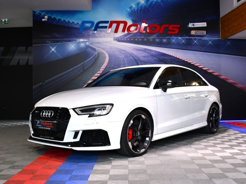 Audi RS3 Berline 2.5 TFSI 400 Quattro S-Tronic 7 GPS Virtual Keyless ACC Échappement RS Bang Olufsen JA 19